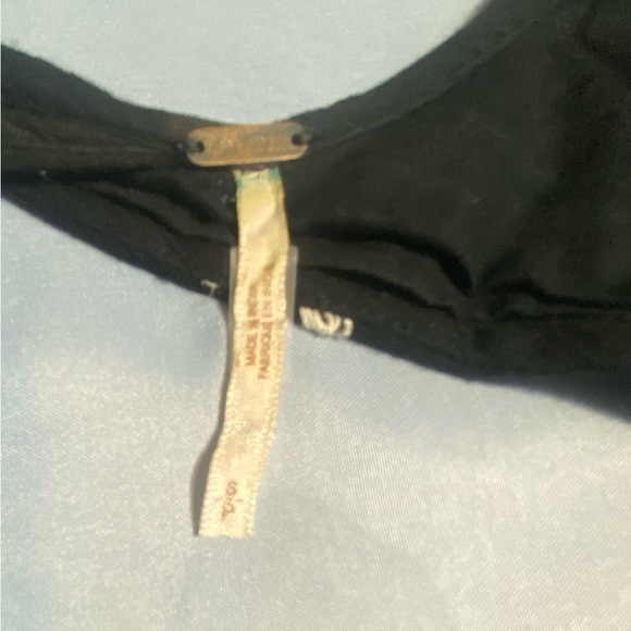 Free People Black and White Bishop Sleeve Sundress - Picture 12 of 13